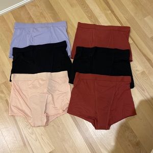 6 NWOB Knix Cotton Super Leakproof Boxer Brief